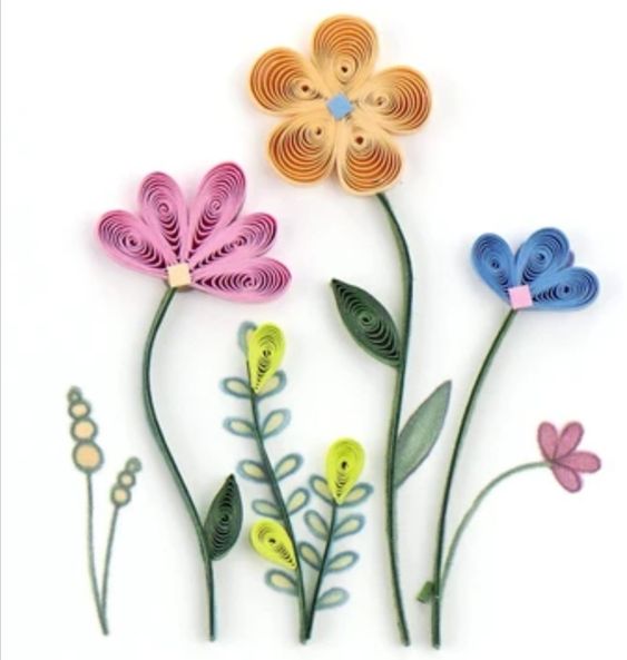 Bộ Quilling - Gồm 5 sản phẩm quilling
