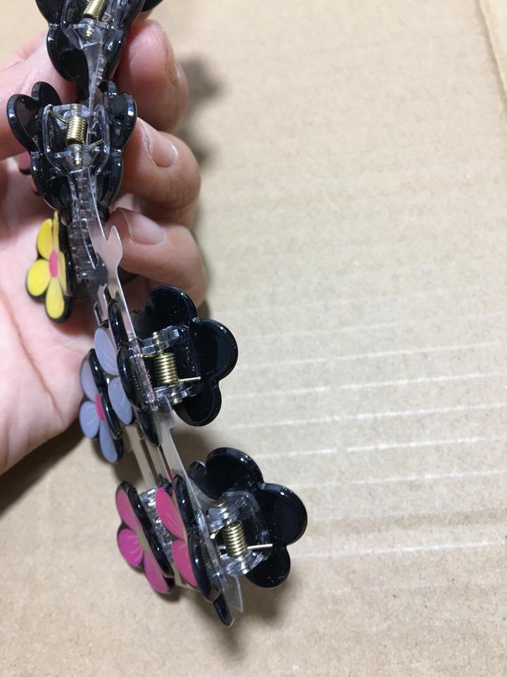 [HCM]Set 2 cặp tóc hoa mai cho bé