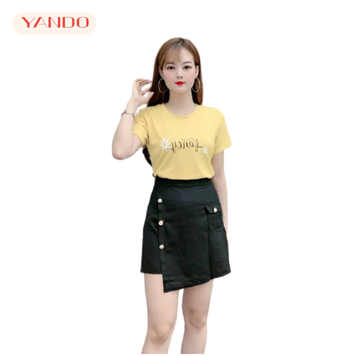 Áo Thun Nữ Thêu họa tiết - AT03