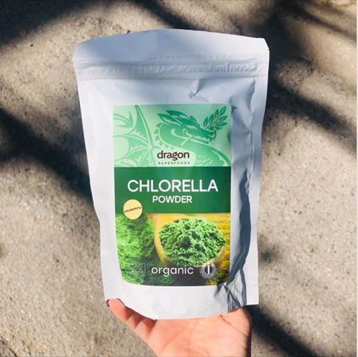 Bột tảo Chlorella hữu cơ 200g Dragon Superfood