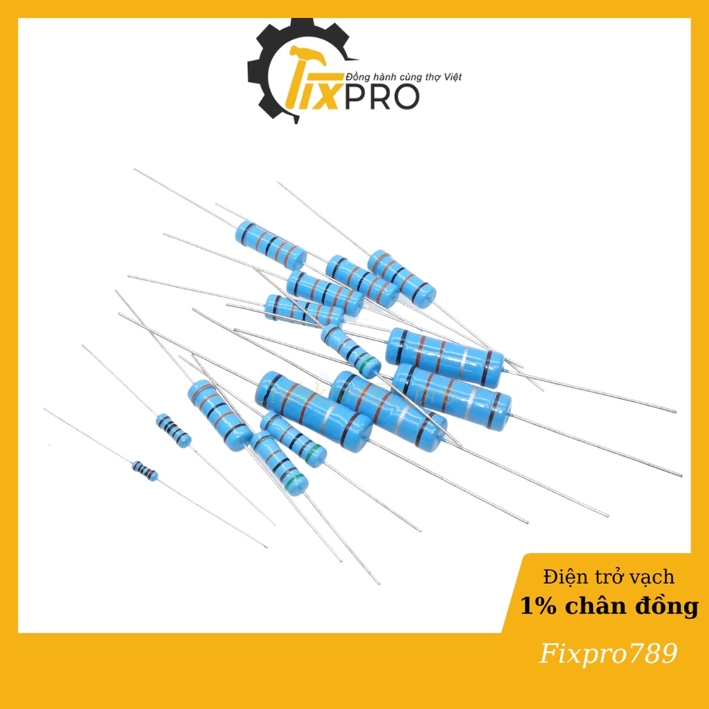 Điện trở 270K 2W chân đồng túi 10c - Fixpro