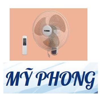 Quạt treo tường CÓ REMOTE Mỹ Phong MP16RMII (có Remote)