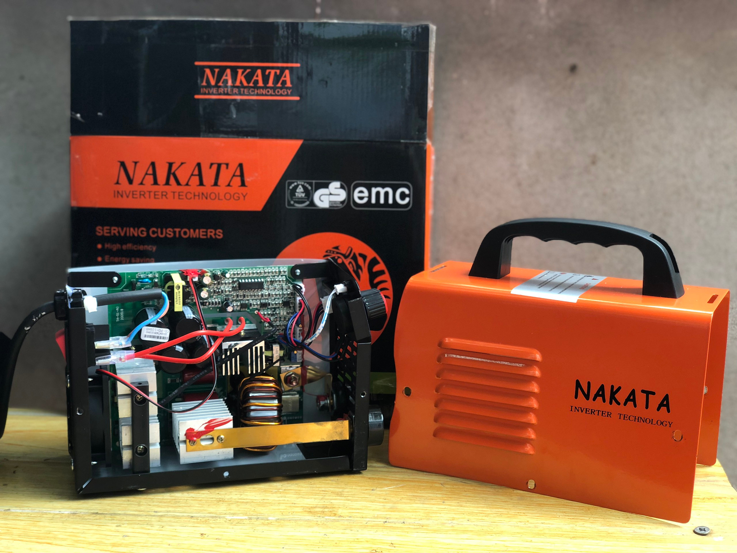 Máy Hàn Điện Tử Mini Nakata 250A, đầy đủ phụ kiện