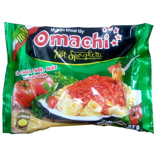 Mì trộn xốt spaghetti Omachi