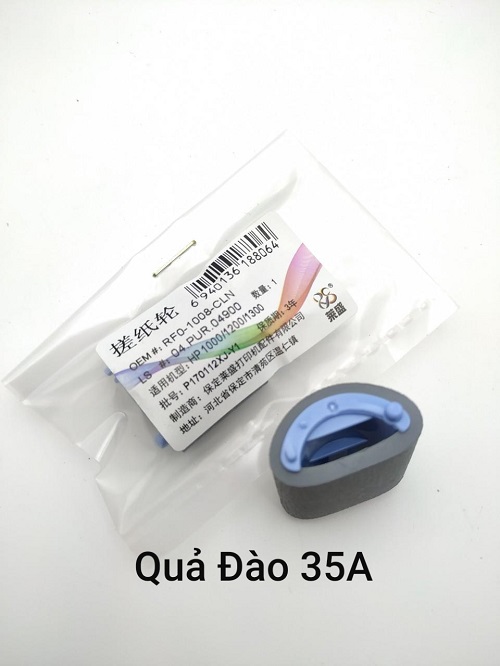 Quả đào HP p1102, 1102, 1102w, p1132, p1212, m1212nf. Bánh xe kéo cuốn lấy giấy dùng cho máy in có mã hộp mực 85a, CE 285a