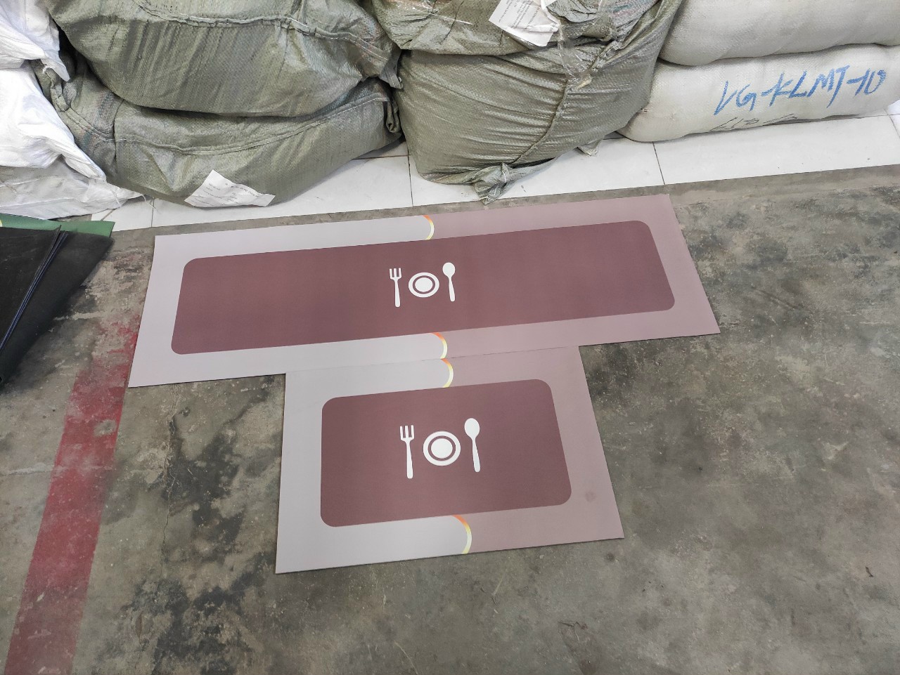 Thảm Bếp, Bộ 2 Tấm Thảm Trải Sàn Nhà Bếp Silicon