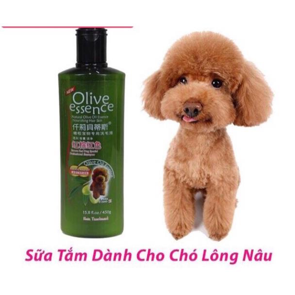 Hanpet - SỮA TẮM CHO THÚ CƯNG CHÓ MÈO Olive Essence Chai 450ml