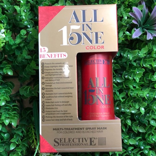Xịt dưỡng 15 trong 1 selective all in one color 150ml