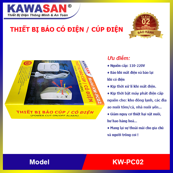 THIẾT BỊ BÁO CÚP ĐIỆN KW-PC02