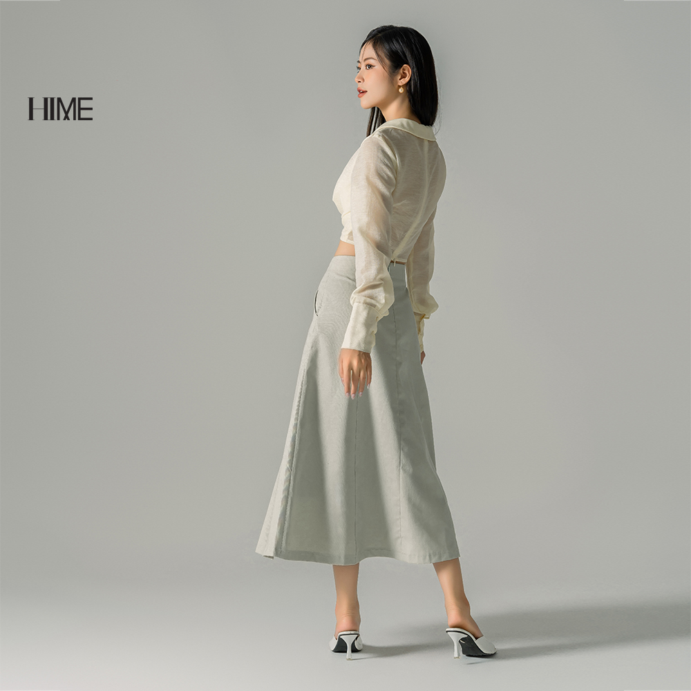 Chân váy midi xếp li HIME H230BF2C1223