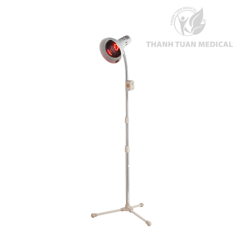 Đèn gù khám bệnh và tia chiếu hồng ngoại chân cao 1.7m tne medilamp 250w đa năng