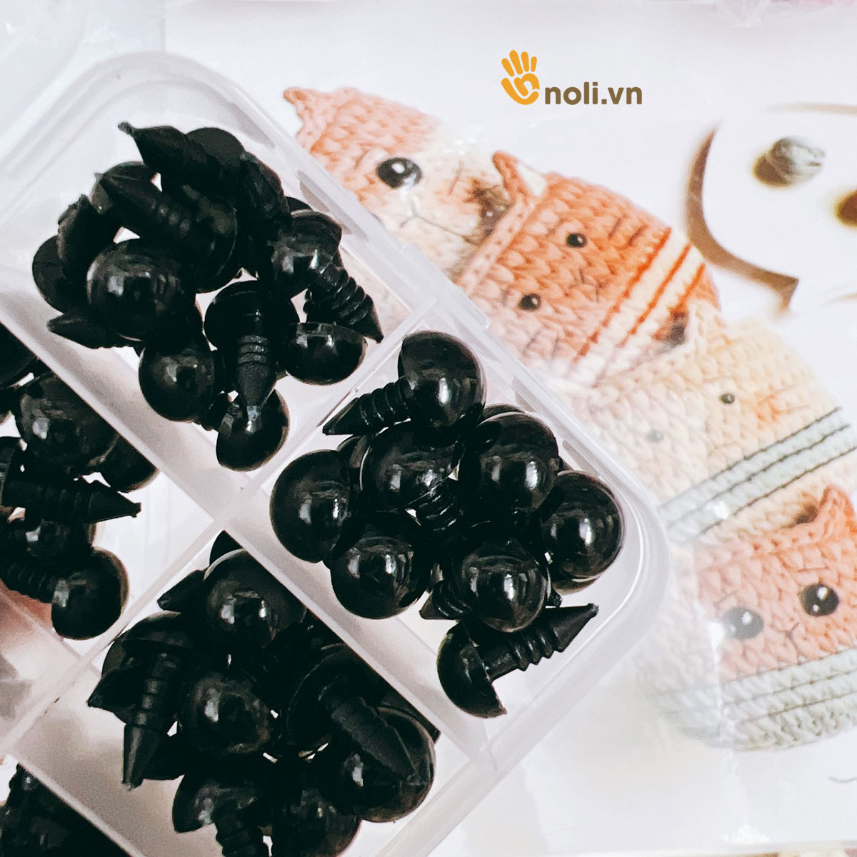 Mắt thú xoắn có chốt (gói 10 đôi)