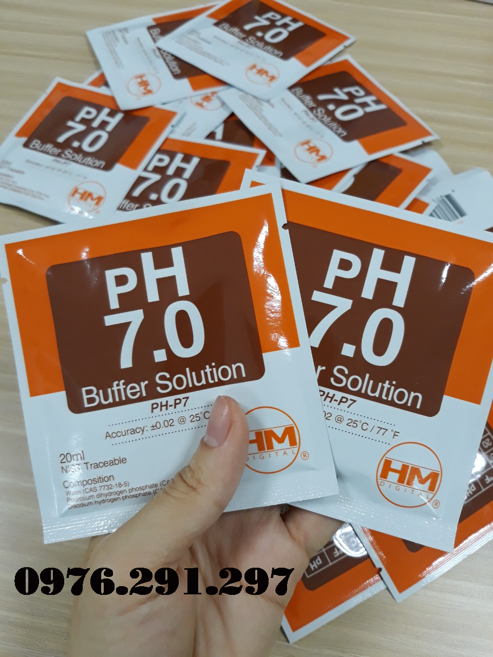 [HCM]Gói dung dịch PH7 - Dung dịch chuẩn PH
