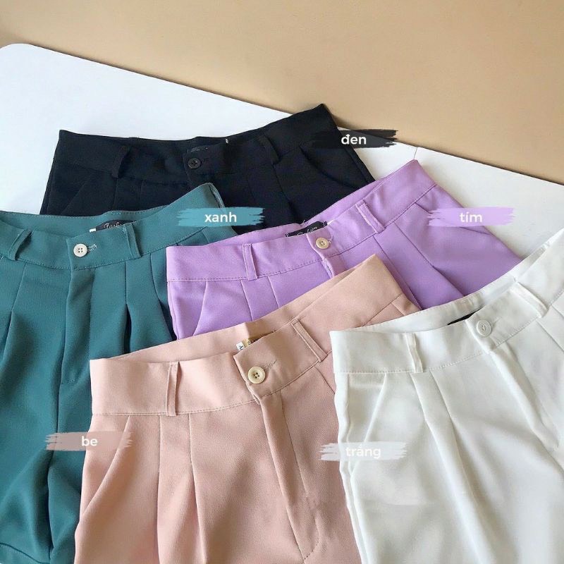 Quần Short Nữ Gập Gấu