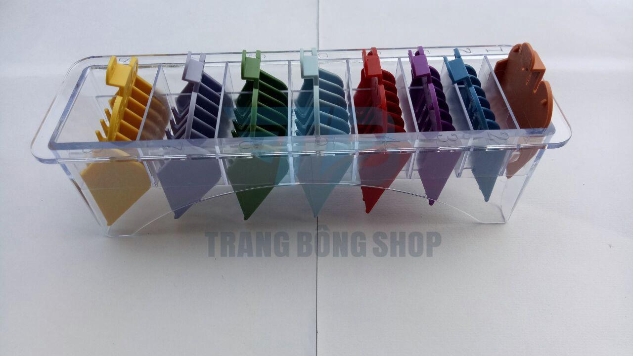 bộ cử tông đơ 8 cái + khay đựng cữ 2019