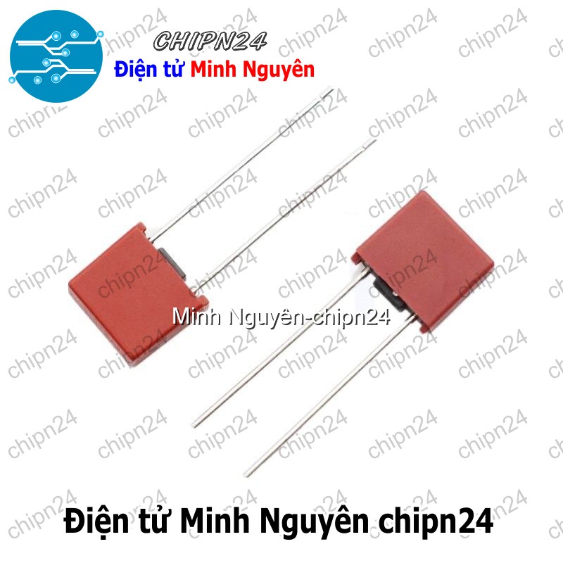 [2 cái] (K445) Cầu Chì Vuông 392 (T1A 2A 3.15A 4A 5A 6.3A 10A) 250V - [Chọn Loại] - HHH.00078