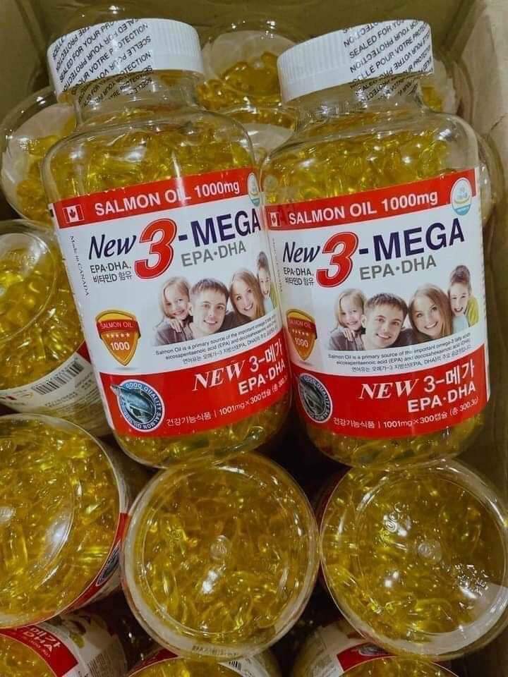 Dầu Cá Omega 3 Hàn Quốc Hộp 300v