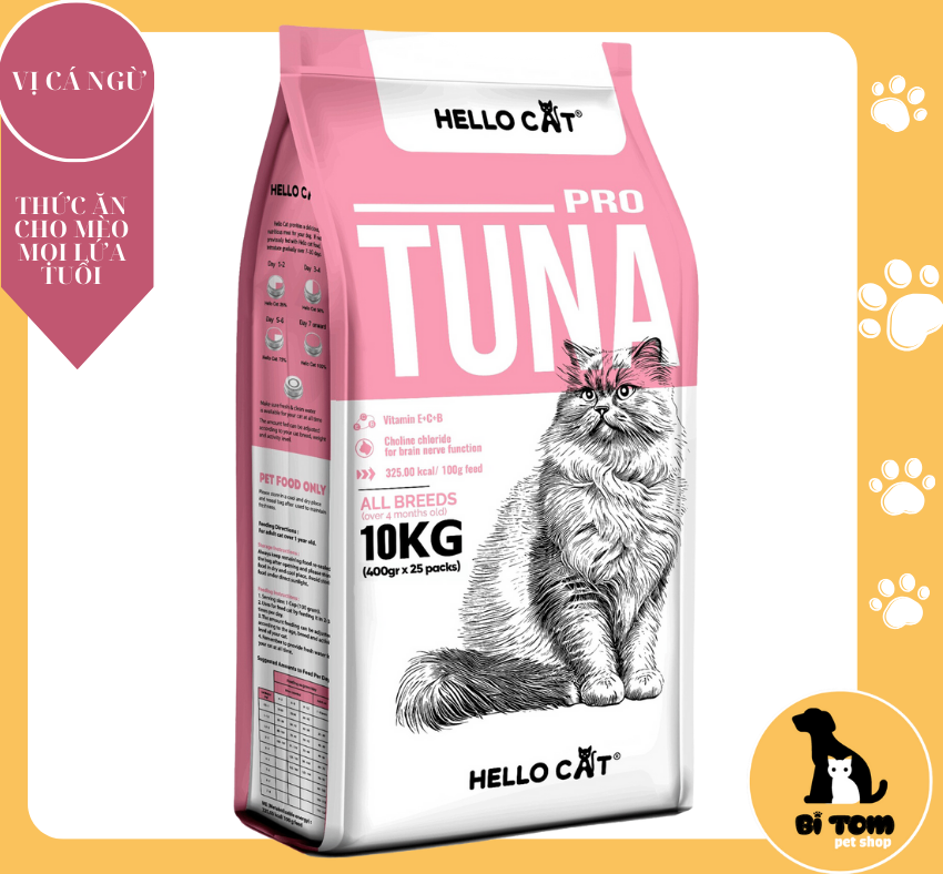THỨC ĂN CHO MÈO TRƯỞNG THÀNH HELLO CAT