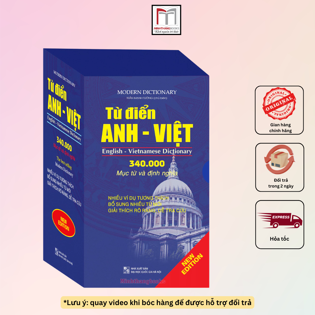 English-Vietnamese Dictionary 340,000 Words and Definitions (Paperback)