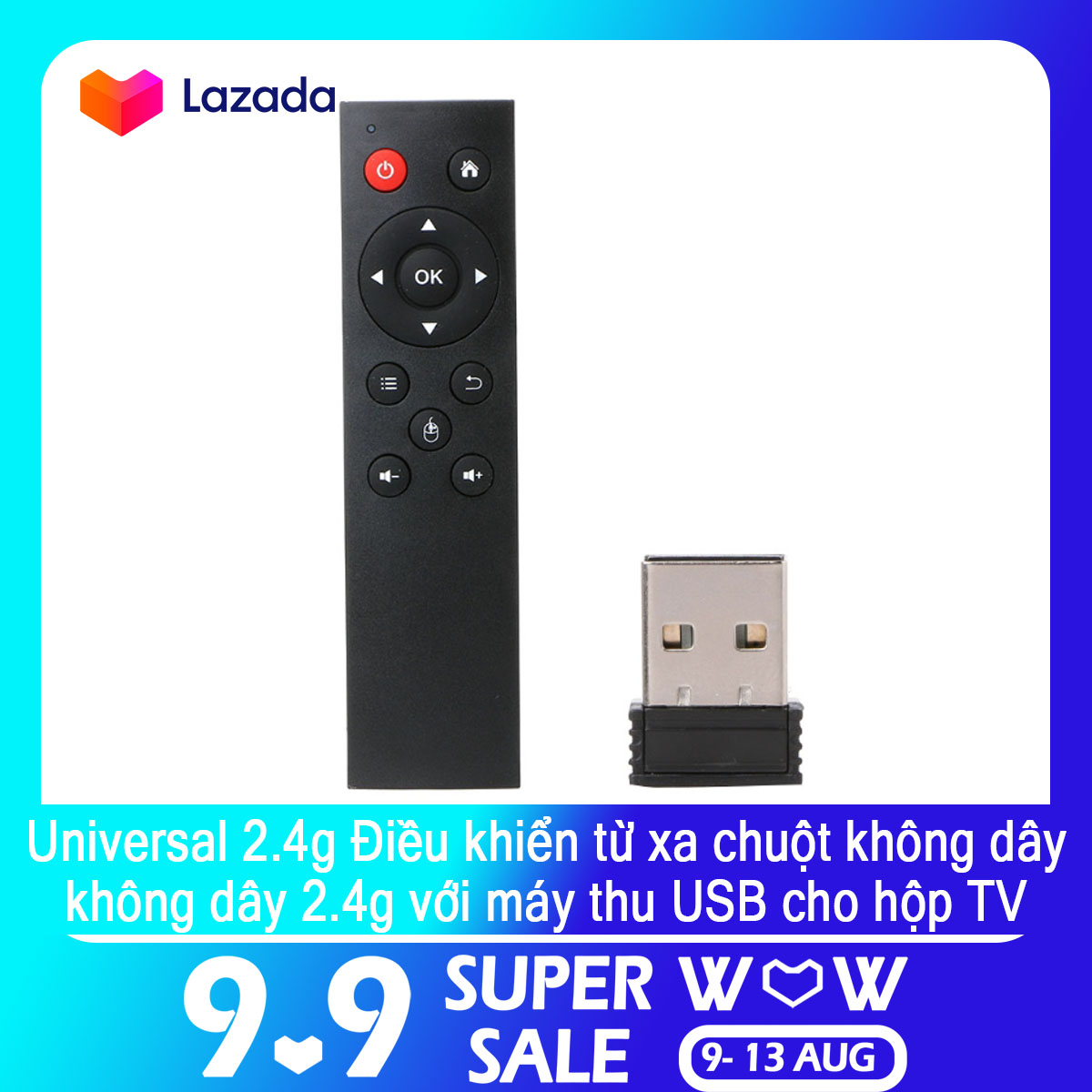 Universal 2.4G Wireless Air Mouse Keyboard Remote Control For PC Android TV Box