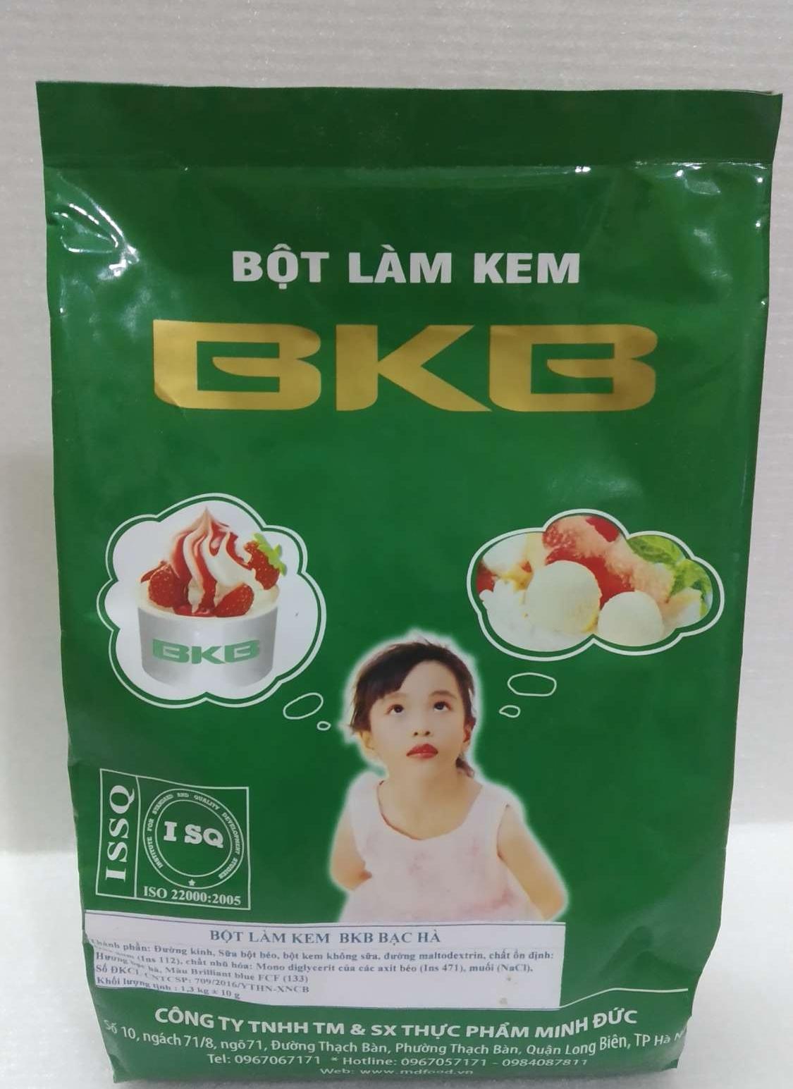 bột kem tươi ốc quế vị bạc hà