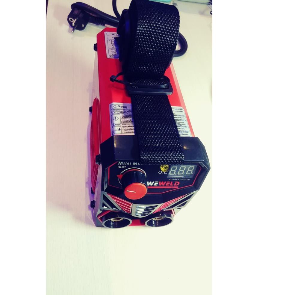 [HCM]Máy hàn Weweld Mini siêu khoẻ MMA-200A dây hàn đồng