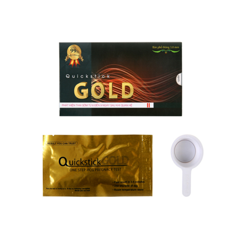 Combo 3 Que Thử Thai Power Test - Quickstick Gold 3mm - Che Tên Sản Phẩm