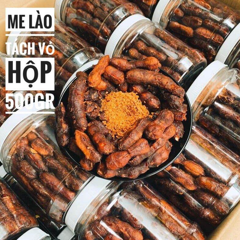 Me lào tách vỏ hộp 500gr.