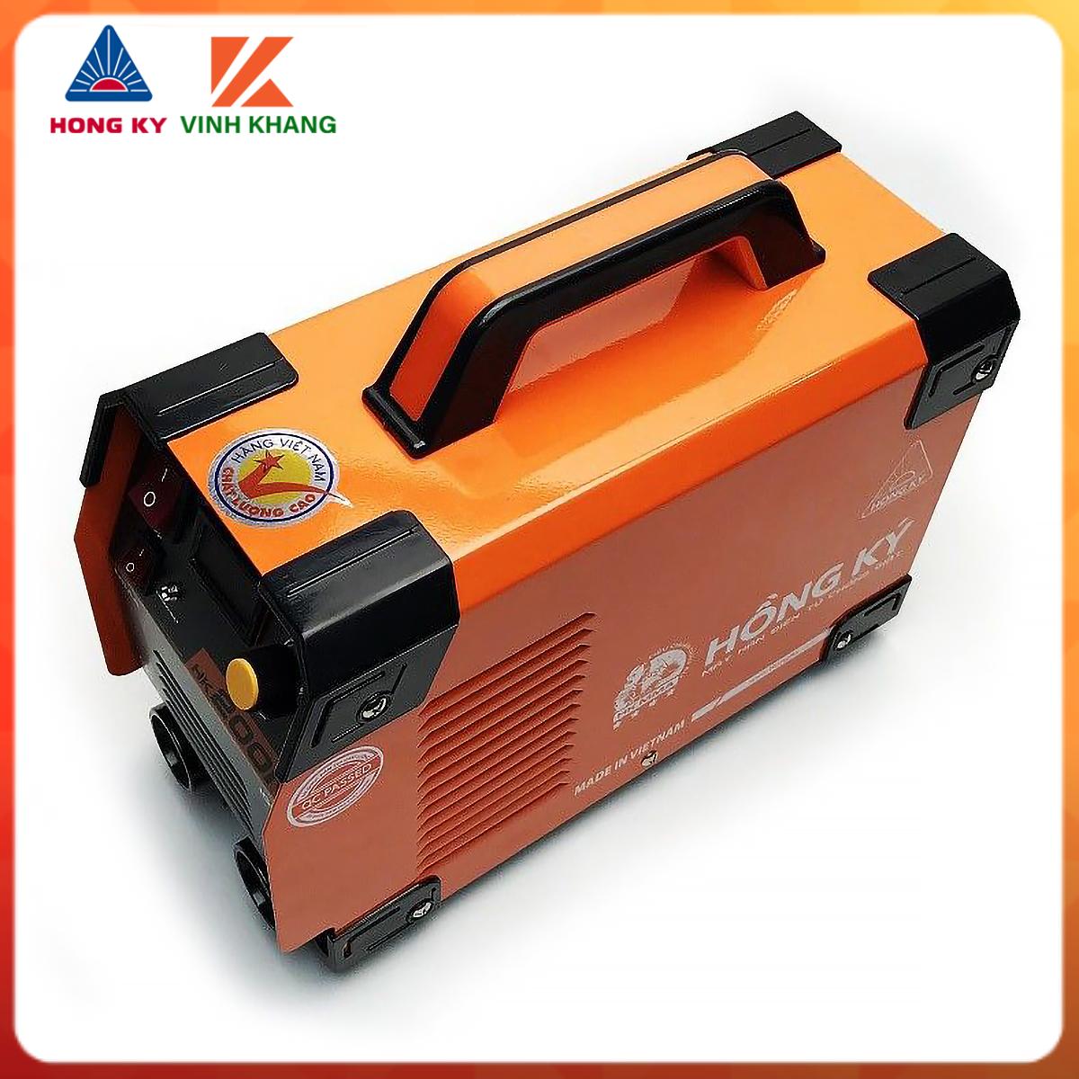 may han hong ky HK 200N, máy hàn điện công nghệ inverter IGBT, chống giật, Tự ngăt khi quá tải quá nhiệt, dễ mồi lửa hơn