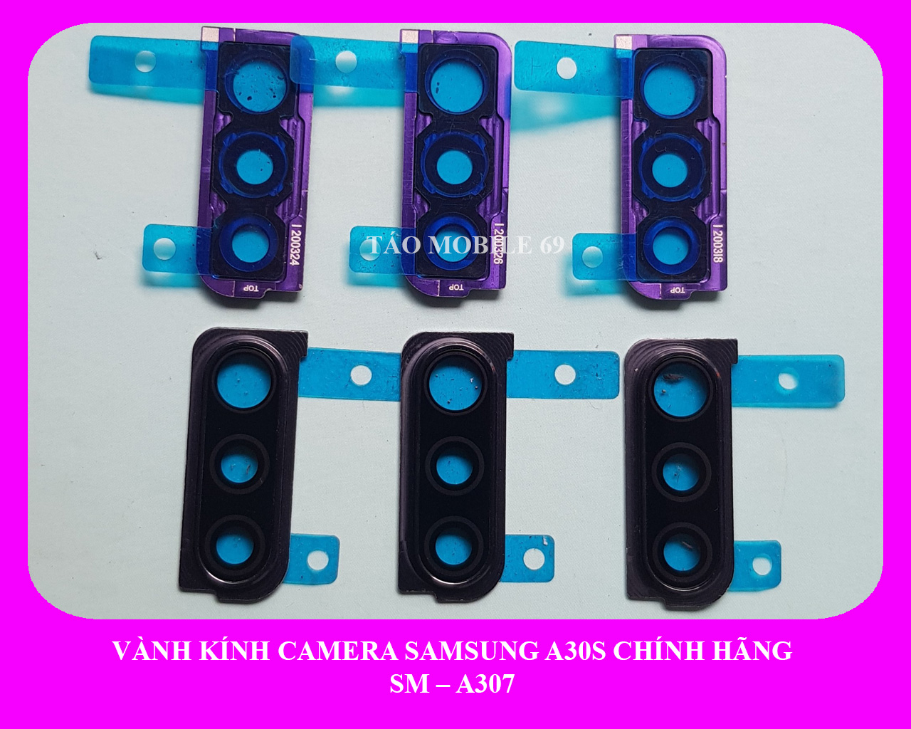 Vành kính Camera Samsung A30S công ty A307