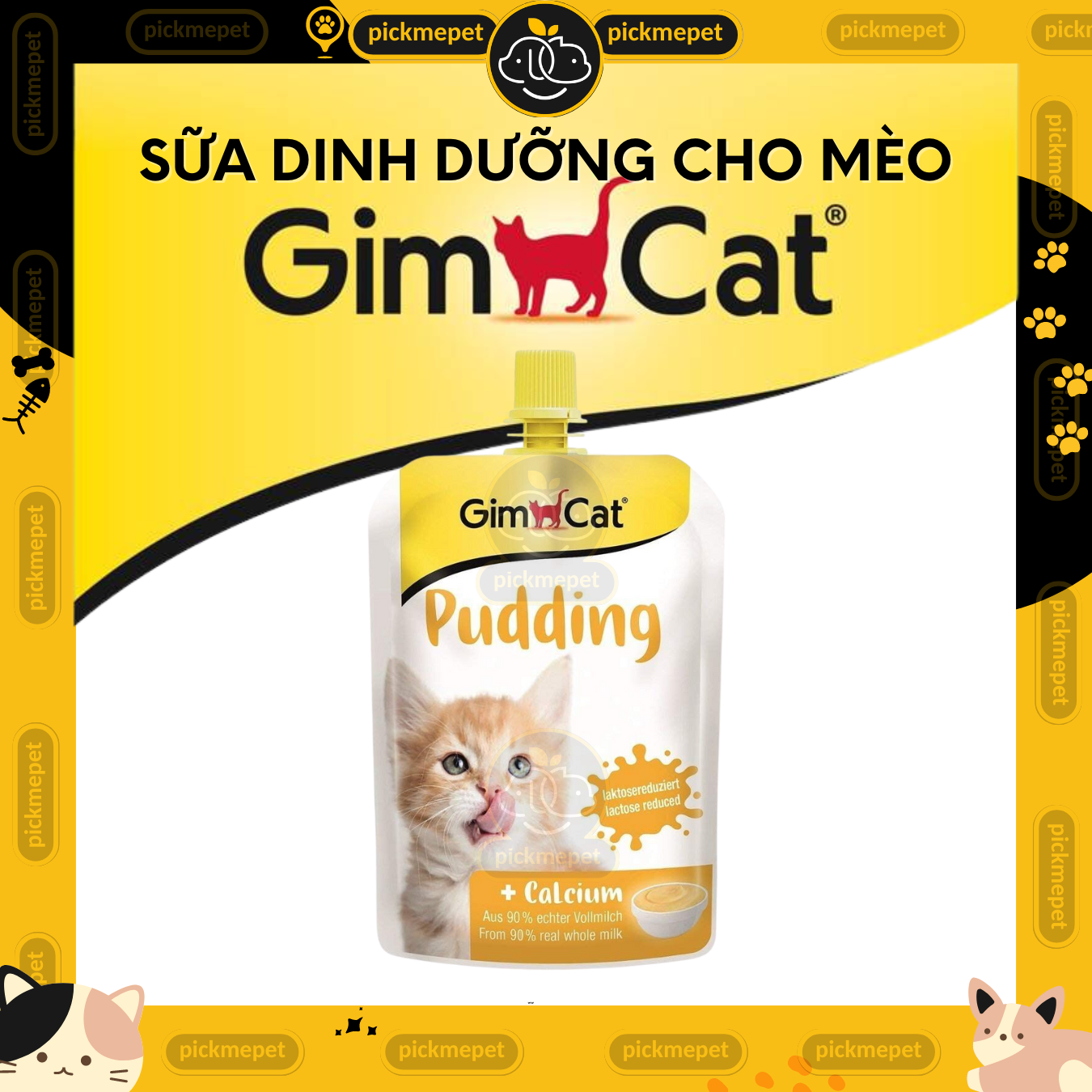Gimcat Latte Yoghurt Pudding Cat Nutrition - Gimcat Yoghurt