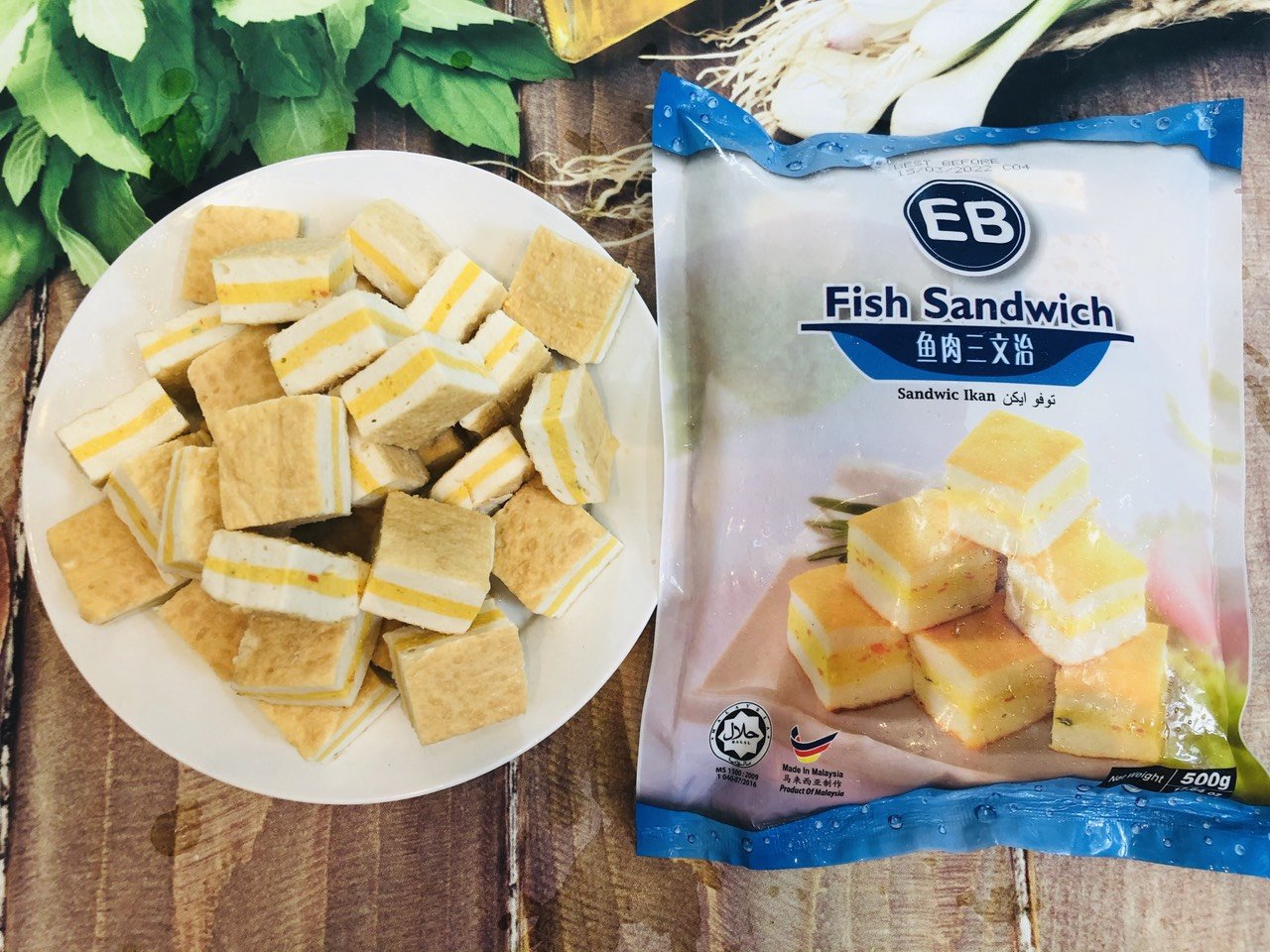 100G CÁ HỒI SANDWICH