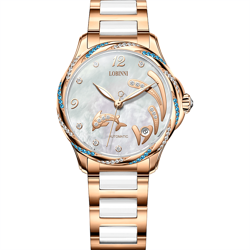 Đồng hồ nữ chính hãng LOBINNI L2060-1 Hàng chính hãng, Fullbox, Mới 100%, Bảo hành dài hạn, Kính sapphire chống xước, Chống nước