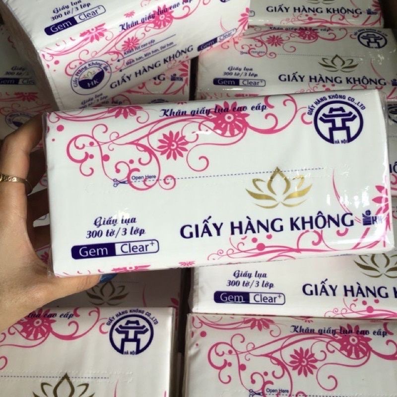 Giấy Rút Lụa Mềm, Dai, Mịn 300 tờ \ 3 lớp