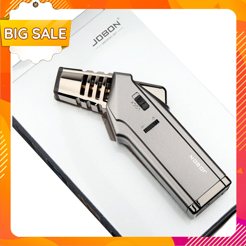 Vỏ Hộp Quẹt Bật Lửa Khò 1 Tia Để Bàn Jobon ZB583 Đẹp Độc Lạ - Dùng Gas  (KHÔNG XĂNG, KHÔNG GAS)