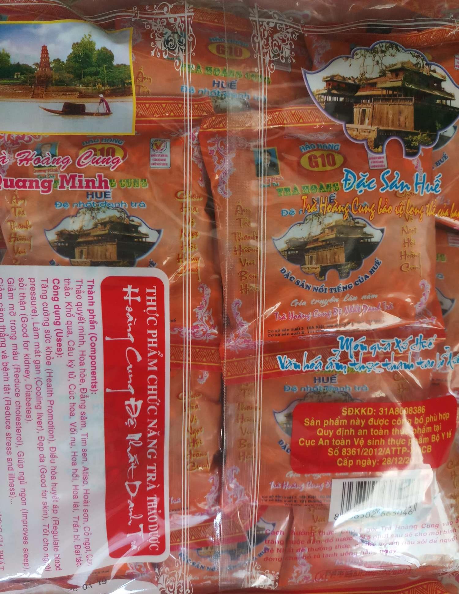 Trà HOÀNG CUNG G10 đặc sản Huế