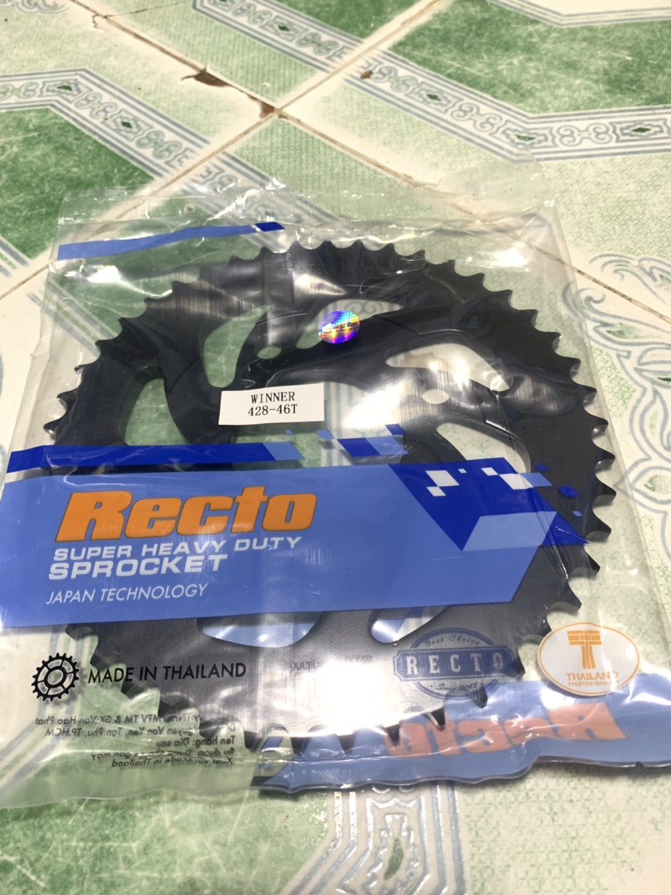 Dĩa 46T xe winner hiệu recto