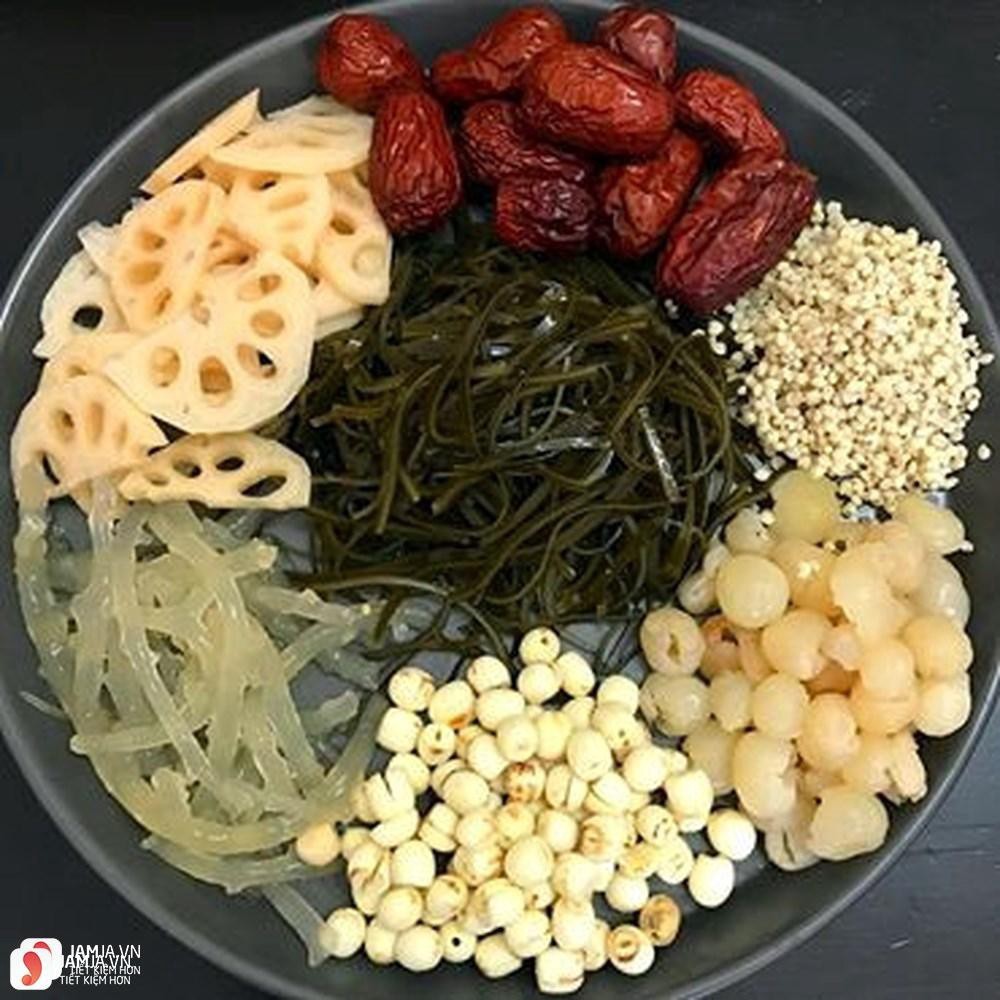 Phổ tai sợi nhỏ - rong biển khô - 500g dùng nấu chè, trộn gỏi, canh