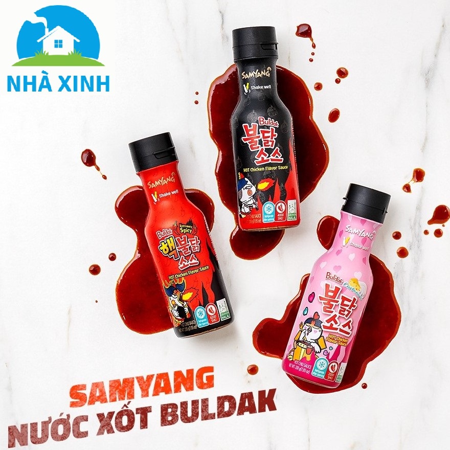 Sốt chấm Gà cay Samyang Hàn Quốc 200g (Sốt chấm đa dụng: chấm hải sản, chấm thịt, mì trộn cay...)