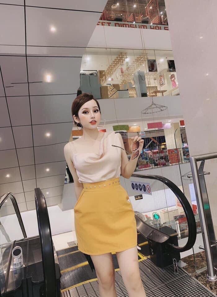 [HCM]Sét Áo Phi Kèm Chân Váy Mighty Fashion