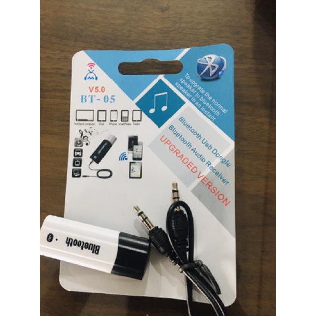 USB Bluetooth BT5.0 Biến Loa Thường Thành Loa Bluetooth(hàng xịn)