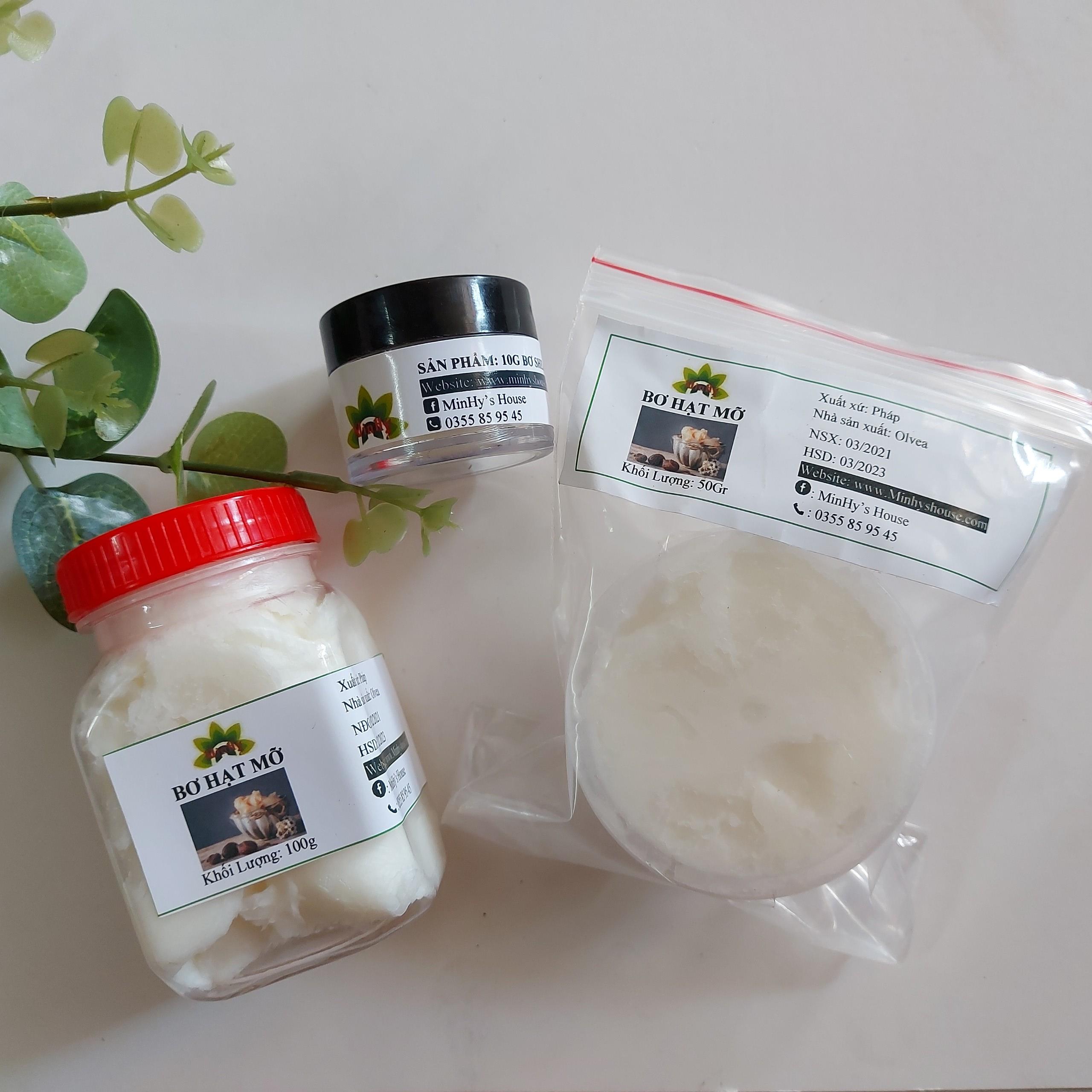 100g Bơ hạt mỡ_shea butter_nguyên liệu làm mỹ phẩm handmade