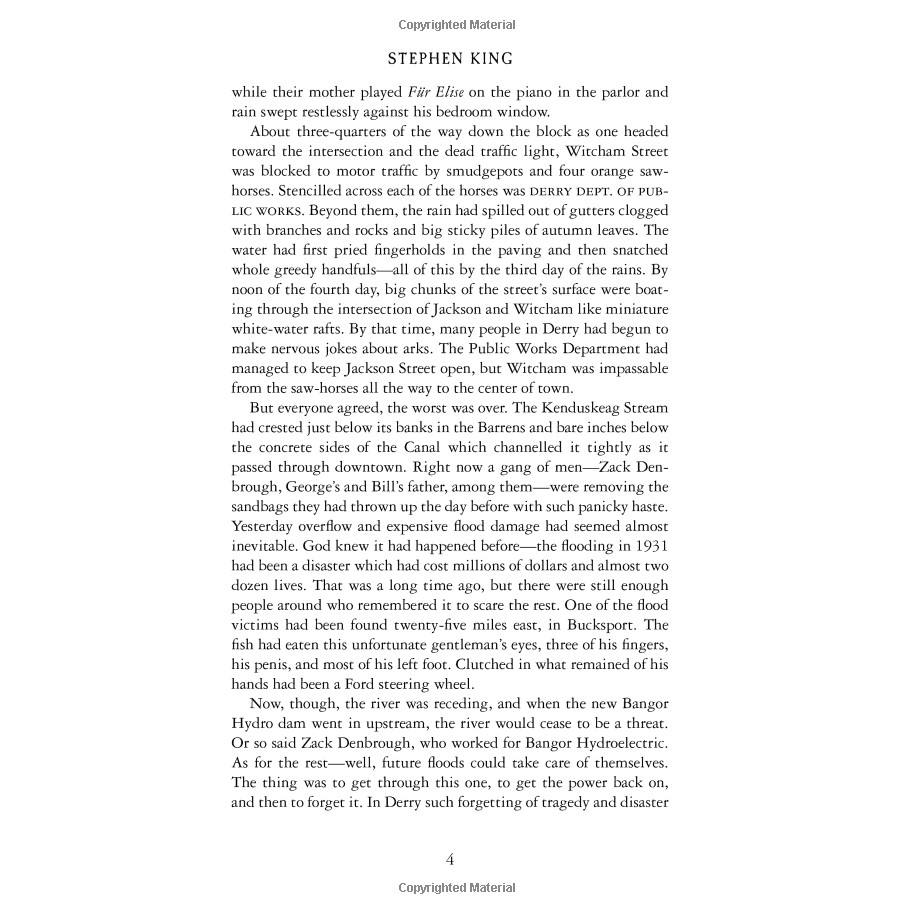 Sách Ngoại Văn: It: - A Novel Stephen King (Media Tie-In - Phiên Bản Tiếng Anh)