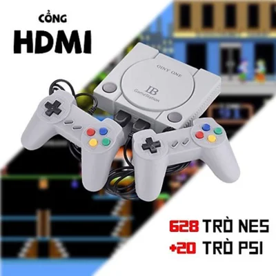 Máy Chơi Game playstation 4 Nút HDMI 628 trò nes+20 trò mới, tay cầm game