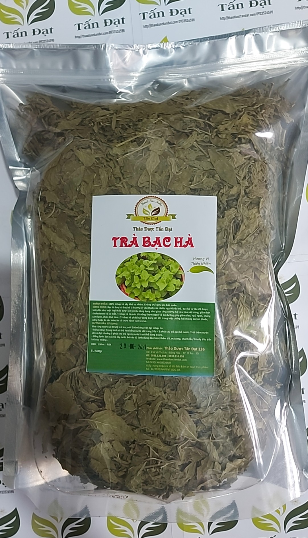 Trà lá bạc hà Tấn Đạt