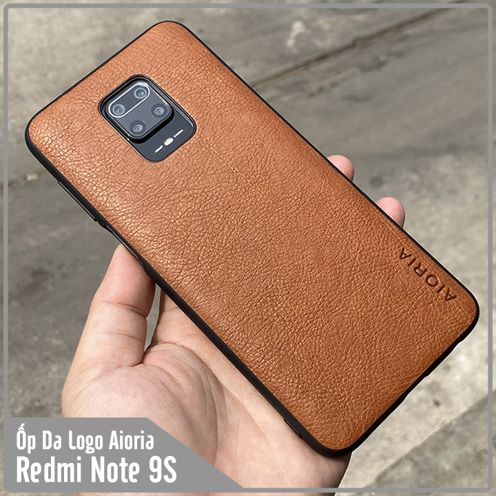 Ốp lưng dùng cho máy Xiaomi Redmi Note 9S - Redmi Note 9 Pro Da AIORIA