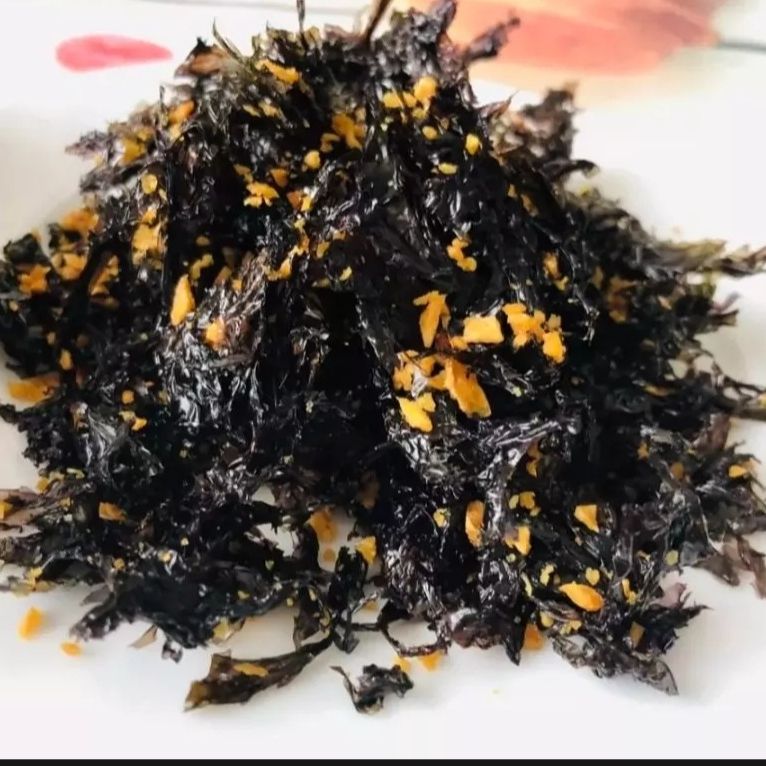 bánh tráng rong biển tỏi phi