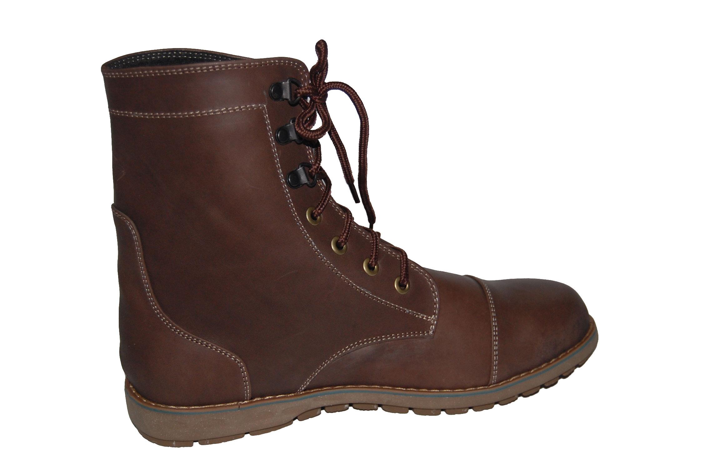 [HCM]Giày boot nam da bò thật. Bảo hành 12 tháng.MS: B132