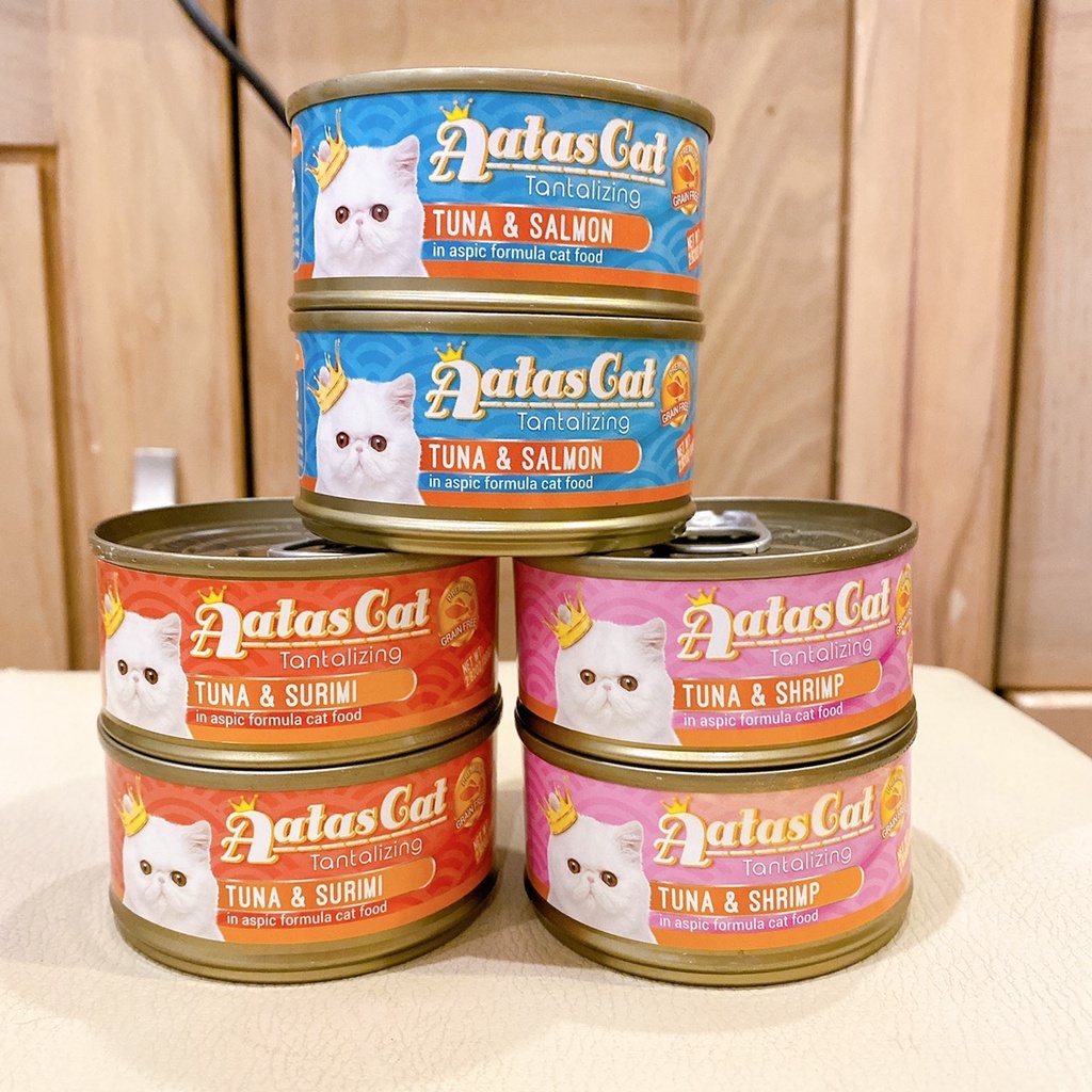Pate aatas lon 80g - pate cho mèo aatas