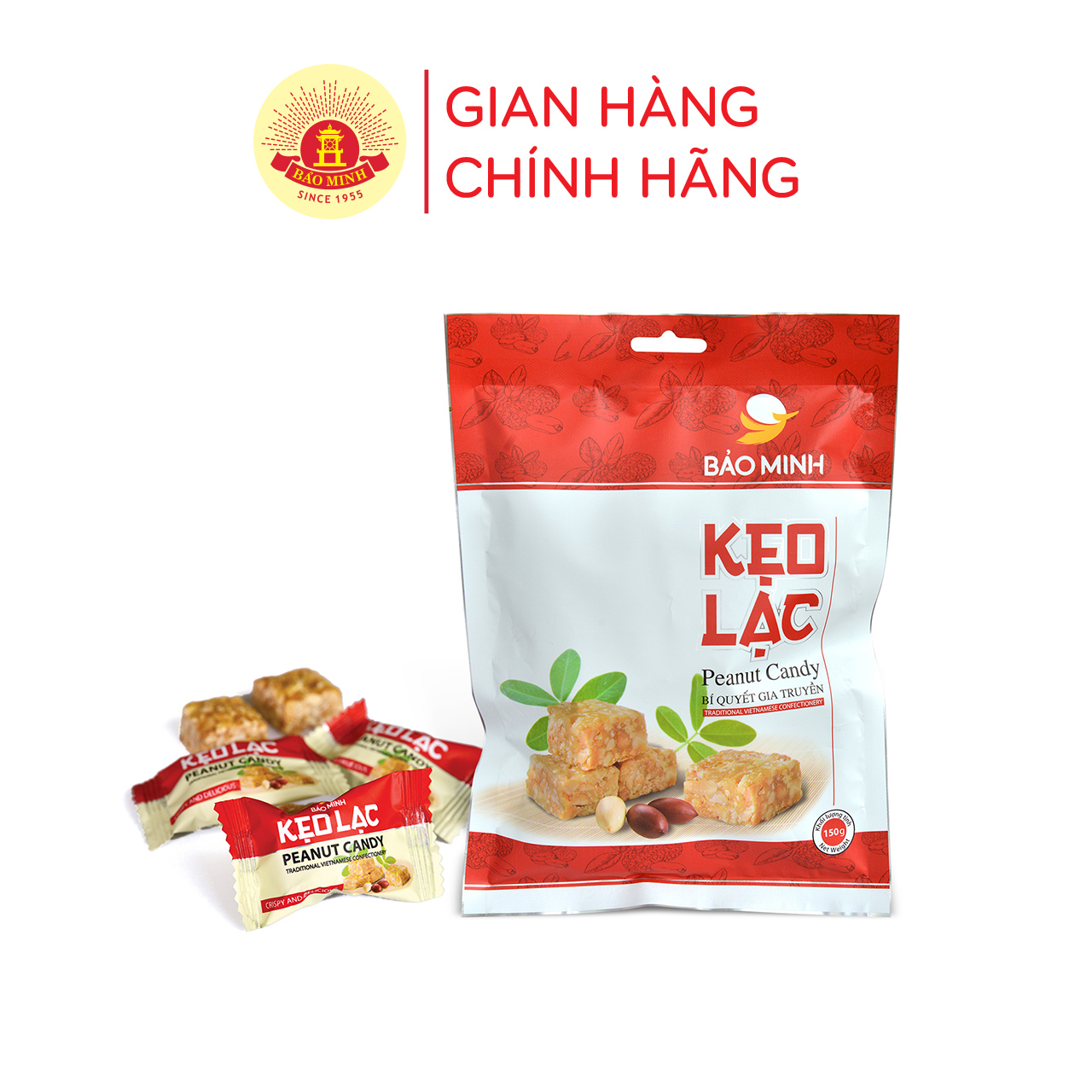 Kẹo lạc mặn Bảo Minh 150g